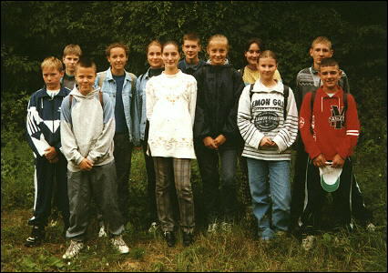 Członkowie Koła w Lusówku w swojej Ostoi