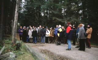 Uczestnicy konferencji podczas wycieczki do Słowińskiego Parku Narodowego
