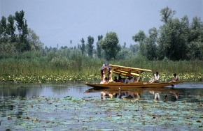 Azjatycki odpowiednik weneckiej gondoli – szikara – stanowi jedyną możliwość przemieszczania się po niezliczonych odnogach jeziora, a czasami służy romantycznym wycieczkom